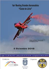 1&ordm; Meeting grandes aeromodelos "Ciutat de Lliria"